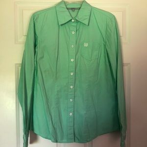 Cinch Mint Green Button Down